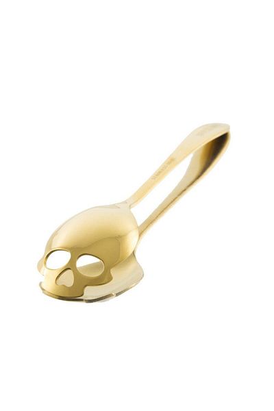 OEM Skull-shaped spoon for sugar, ice cream, candy, etc., GOLD, MyStyle�