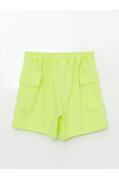 LC Waikiki Girl's Shorts Skirt with Elastic Waist