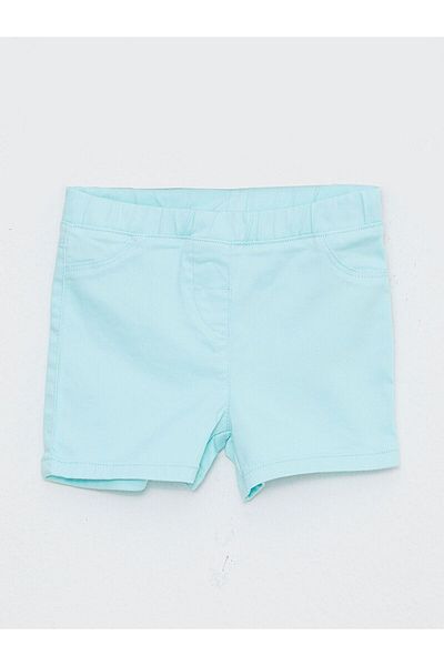 LC Waikiki Basic Baby Girl Shorts with Elastic Waist
