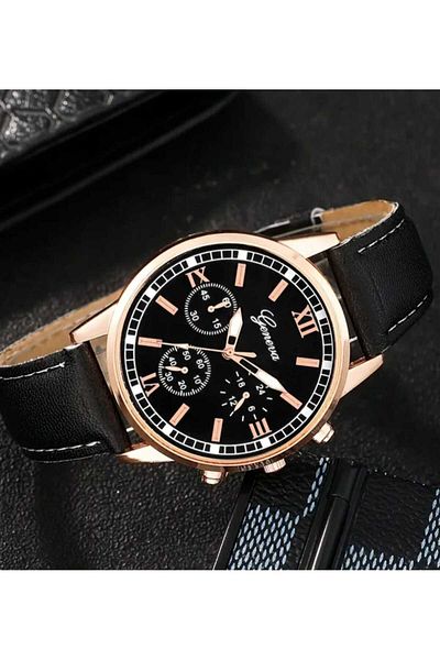 Ivory Pearl Navy Blue Men's Watch.Father's Day Heduway.Special Occasion Gift
