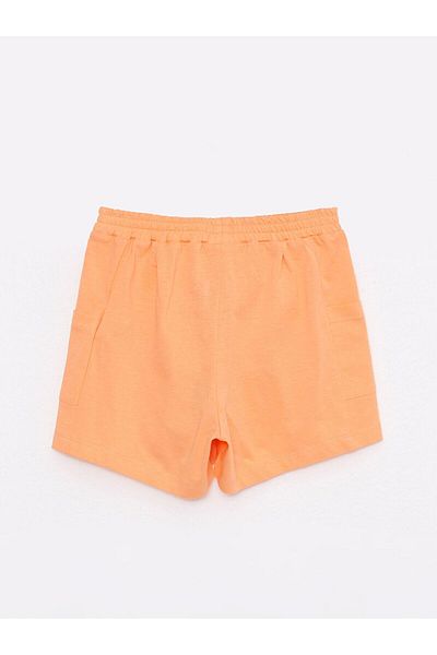LC Waikiki Elastic Waist Basic Girl's Shorts