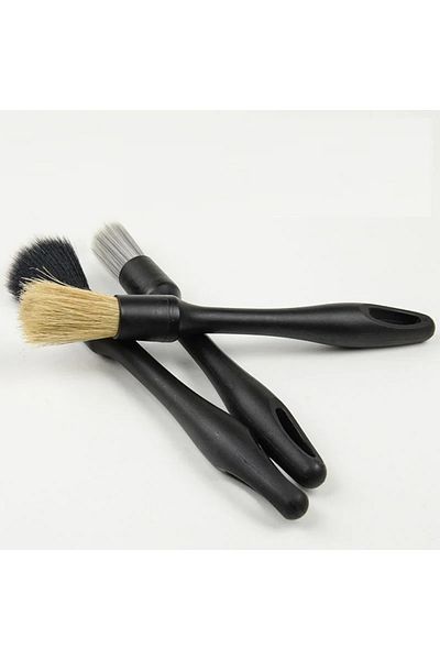 OEM Set of 3 Professional brushes for cleaning car interior and exterior, body elements, dashboard, rims