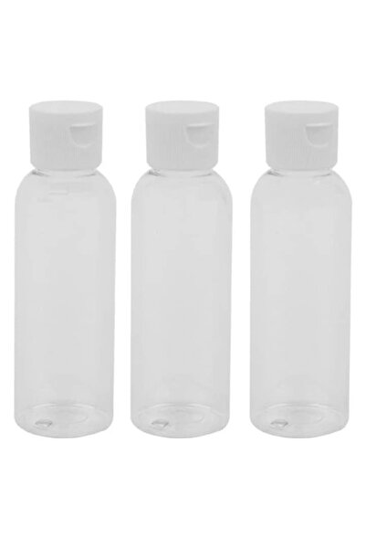 Sprise Set recipiente voiaj, alb/transparent, 3 buc, 100 ml