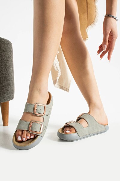 Sivarro Lena Women's Summer, Daily Slippers - Stone