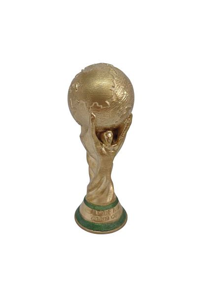 Özcan Tasarım 15 cm World Cup - Gold Plated World Cup