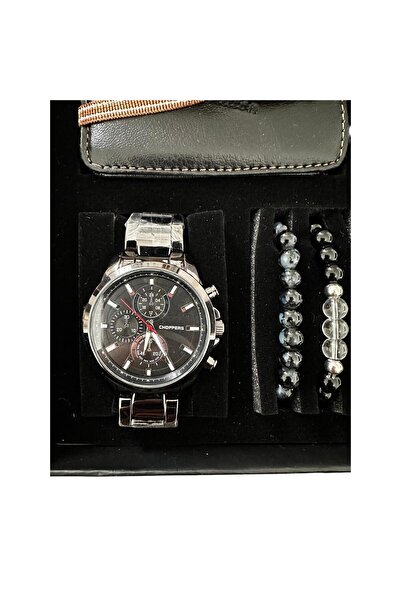 Bay Emir Father's Day Special Men's Watch Wallet Prayer Beads Bracelet Set