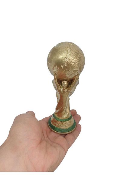 Özcan Tasarım 15 cm World Cup - Gold Plated World Cup