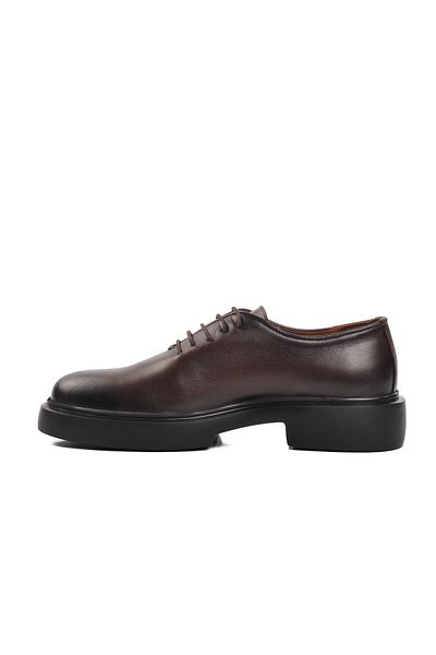 CLASS WOOD Classwood 19882 High Sole Genuine Leather Lace-Up Men's Casual Shoes Skin Brown