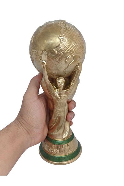 Özcan Tasarım 25 cm World Cup - Gold Plated World Cup