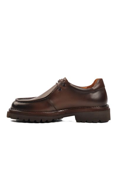 CLASS WOOD Classwood 19889 High Sole Flotur Stylish Shoes Skin Brown