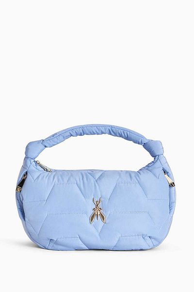 Patrizia Pepe FLY LOGO BAG - PATRIZIA PEPE - ONE SIZE, BLUE