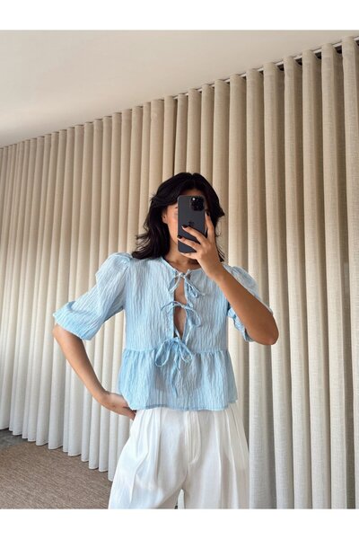 mydukkan.co Bluză cu mâneci pepene verde