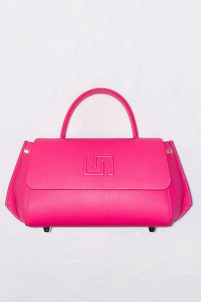 Serena LINEN BAG - SERENA - FUCHSIA, S