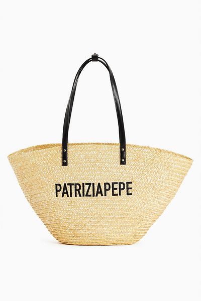 Patrizia Pepe STRAW BAG - PATRIZIA PEPE - BEIGE, ONE SIZE