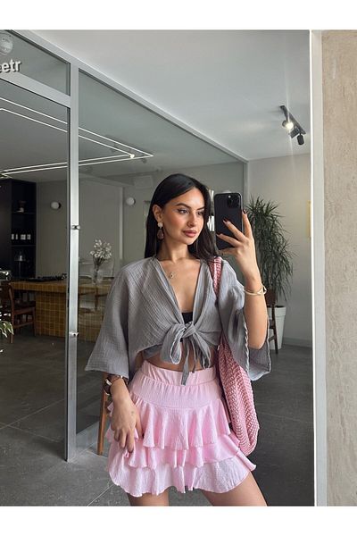 mydukkan.co Muslin Kimono Blouse
