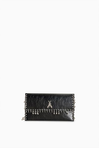 Patrizia Pepe ENVELOPE BAG - PATRIZIA PEPE - ONE-SIZE, BLACK