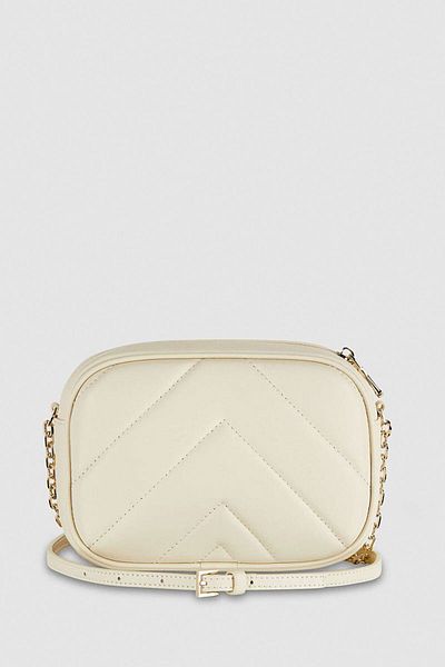 Patrizia Pepe MINI BAG WITH METALLIC LOGO - PATRIZIA PEPE - ONE SIZE, BLACK