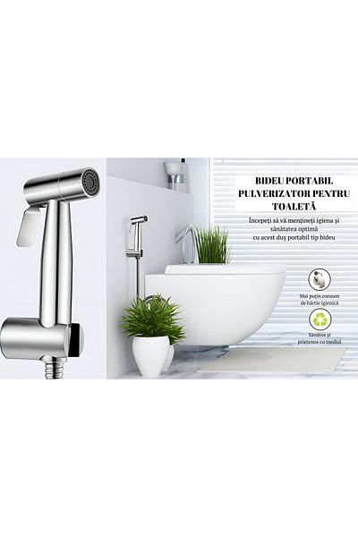ZEQAS Durable Stainless Steel Toilet Spray Set 1.5m Hose & Accessories – Multifunctional