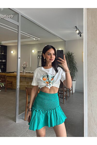 mydukkan.co Fustă mini asimetrică