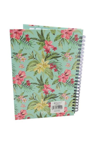 Roco Sticky Notebook Flower A580 Pages (40 Sheets) Blank/Ruled