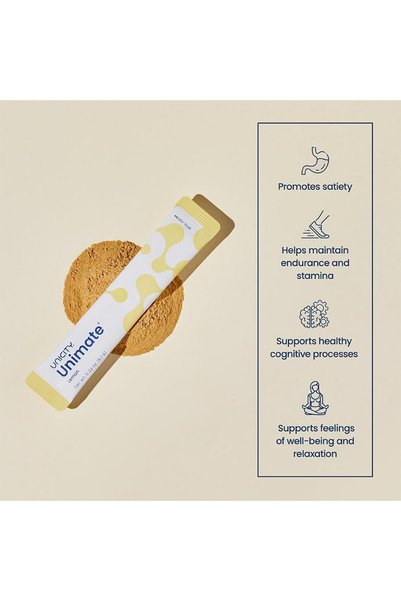UNICITY اشعر بالتوازن الرائع مع 60 نصيحة + 30 ظرفًا بنكهة الليمون من Uni-Mate