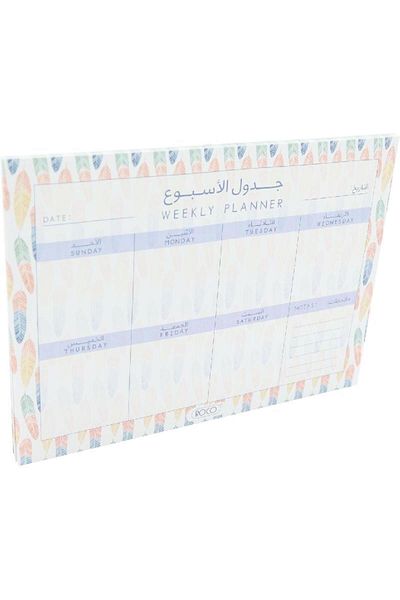 Roco Butterfly Weekly Planning Pad Letter