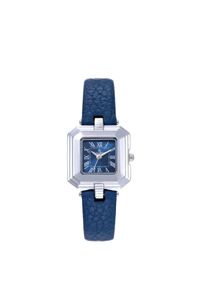 Louis Nice Women's leather watch in blue color