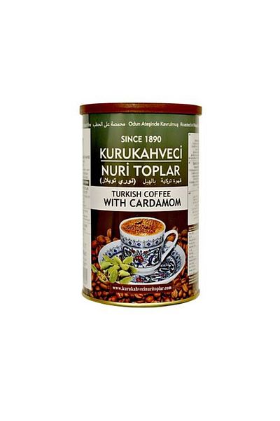kurukahveci nuri toplar Cardamom Turkish Coffee 250GR
