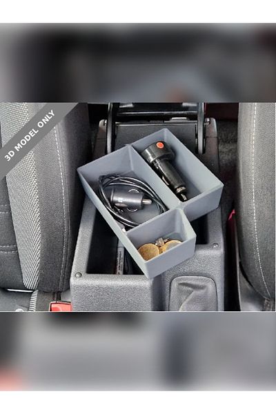 Fatih Skoda Octavia Center Console Storage Box Organizer