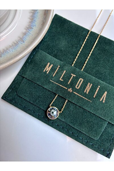 Miltonia Mozaik El İşçiliği Göz 925s Gümüş Kolye