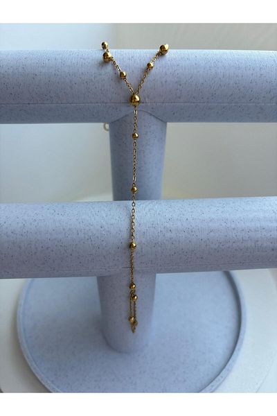 D&B Gold Beaded Steel Şahmeran