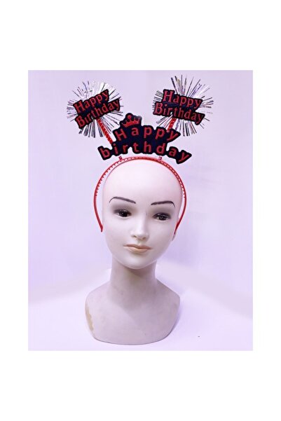 ForWhat Coroană roșie de neon pentru ziua de naștere pentru birou, acasă, bir...