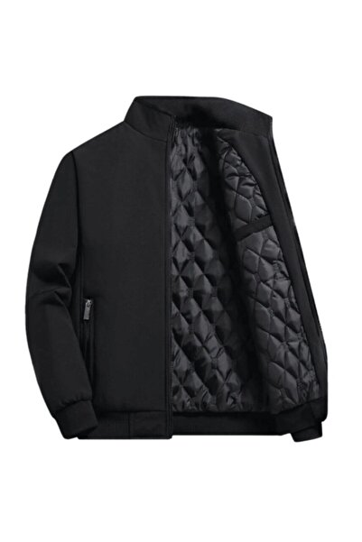 The Casius. Padded Jacket for Men, Thermal Insulated, Size M, Black