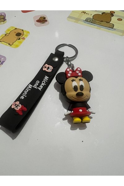 demirosa Mickey Minnie Mouse Silicone Keychain & Bag Accessory