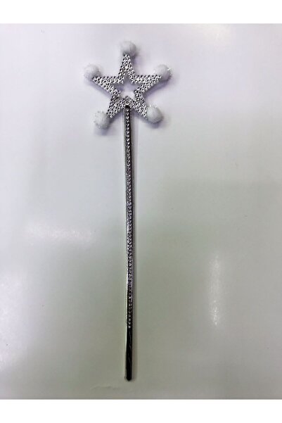 ForWhat Единична бяла пръчка с помпон за офис, домашен офис, събитие, шоу, фе...