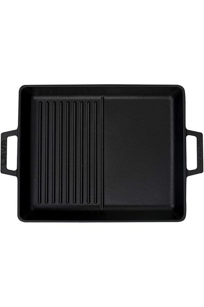 Lava Ezg Metal Casting Grill Pan with Metal Handle, 26X32Cm, Black Ezsnshop 1065757
