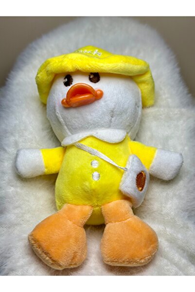 SBD سلسلة مفاتيح من القطيفة على شكل بطة