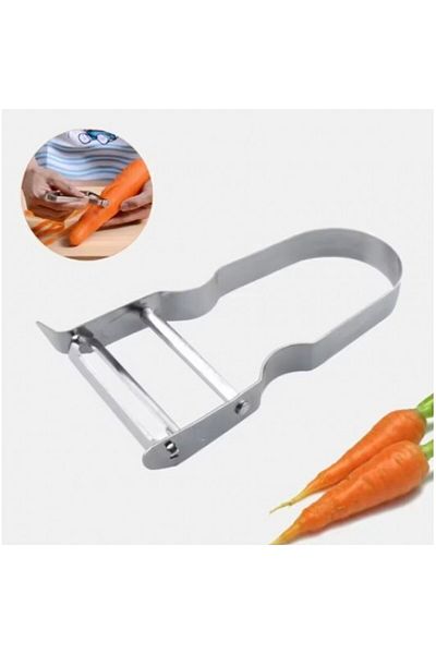 SyaMAG Accesoriu din oțel inoxidabil pentru curățarea legumelor și fructelor, 10 x 4 cm