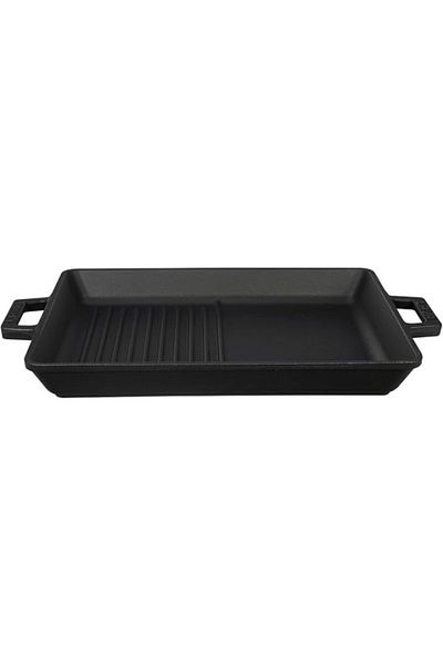 Lava Ezg Metal Casting Grill Pan with Metal Handle, 26X32Cm, Black Ezsnshop 1065757
