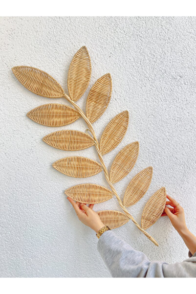 KaiHome Rattan/Bambu Duvar Süsü / Bohem Duvar Süsü 35X90