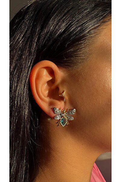 Lumierebijuteri Arı Figürlü Küpe