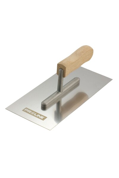 PROLINE Gletiera Inox Cu Maner Lemn 580X130Mm