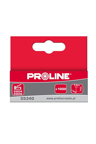 PROLINE Συνδετήρες από ατσάλι τύπου E, καρφί 12 χιλ., 1000/σετ