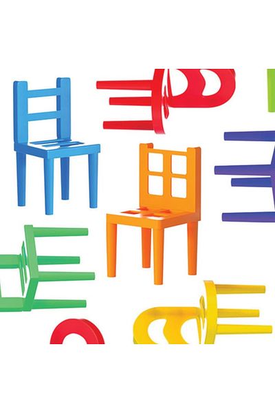 SyaMAG Joc Indemanare Multicolor, Set 32 Piese, Scaune Imbinabile