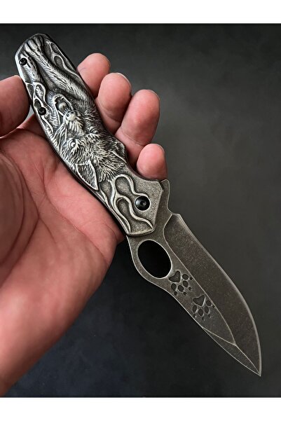 M Mazzanti Kurt Kabartmalı Otantik Çelik Çakı