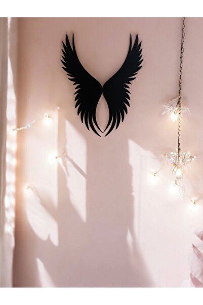 Murat Lazer Melek Kanadı Duvar Dekorasyonu,Melek Temalı Tablo