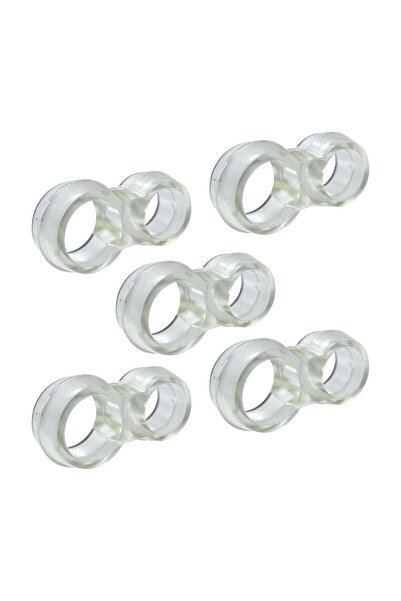 Genel Markalar TAYEM Şeffaf Silikon Plastik Kapı Kolu Tutucu Tutacağı Durdurucu Pencere Tamponu Stoperi (5 ADET)