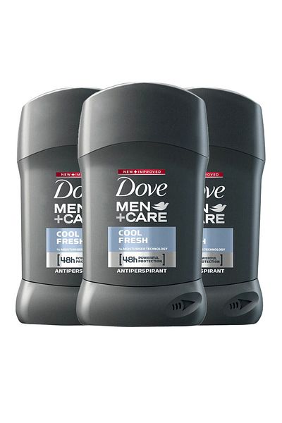 Dove Pack of 3 x Deodorant stick Men Cool Fresh, 50 ml