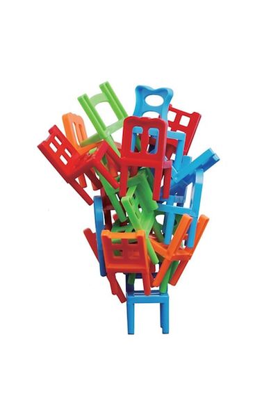 SyaMAG Joc Indemanare Multicolor, Set 32 Piese, Scaune Imbinabile