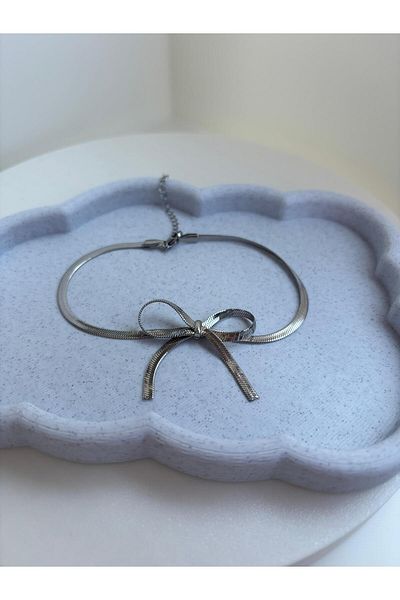 D&B Silver Ribbon Detailed Steel Hal Hal